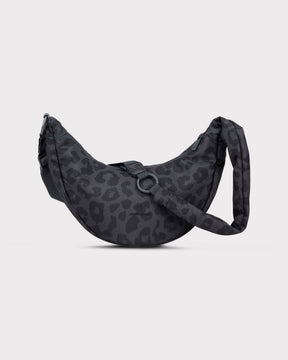 Half Moon Bag "Lou Medium" grau leo