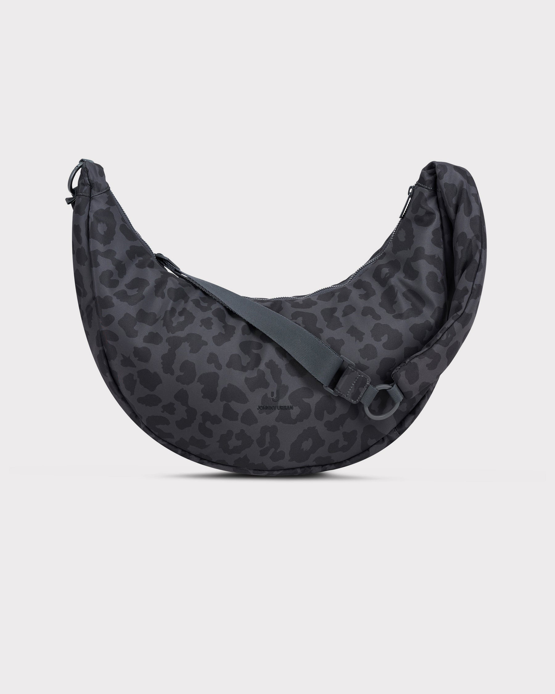 Half Moon Bag "Lou Large" grau leo