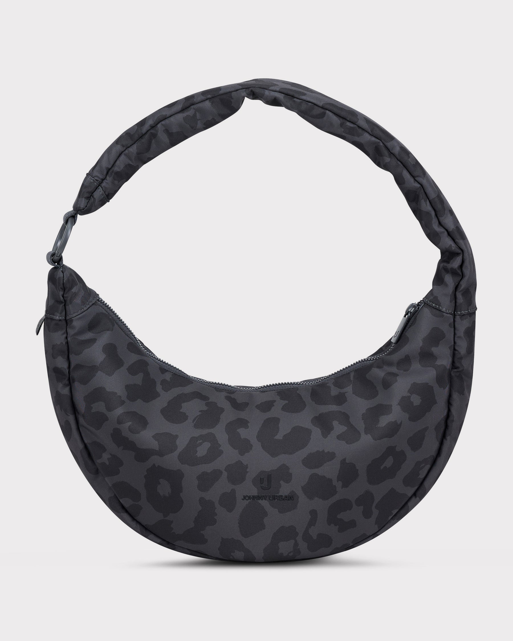 Half Moon Bag "Lou Medium" grau leo