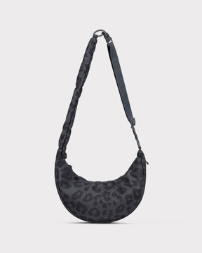Half Moon Bag "Lou Medium" grau leo
