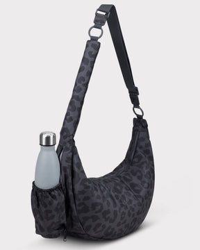 Half Moon Bag "Lou Large" grau leo