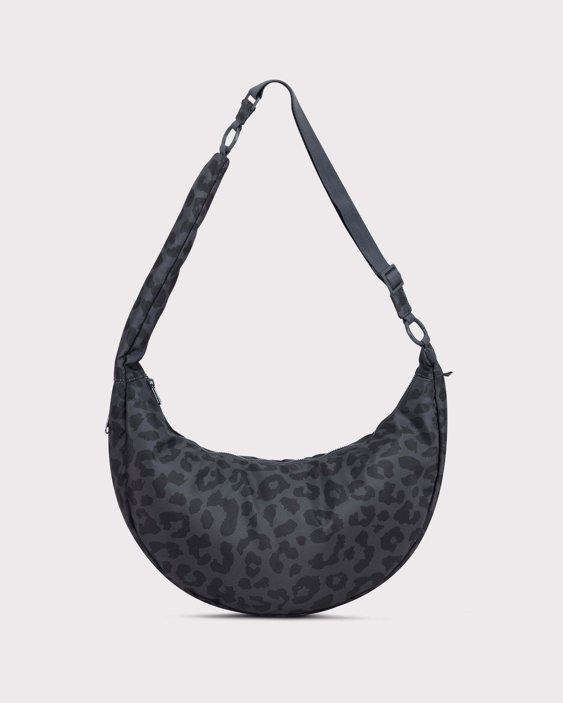 Half Moon Bag "Lou Large" grau leo