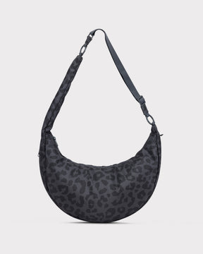 Half Moon Bag "Lou Large" grau leo