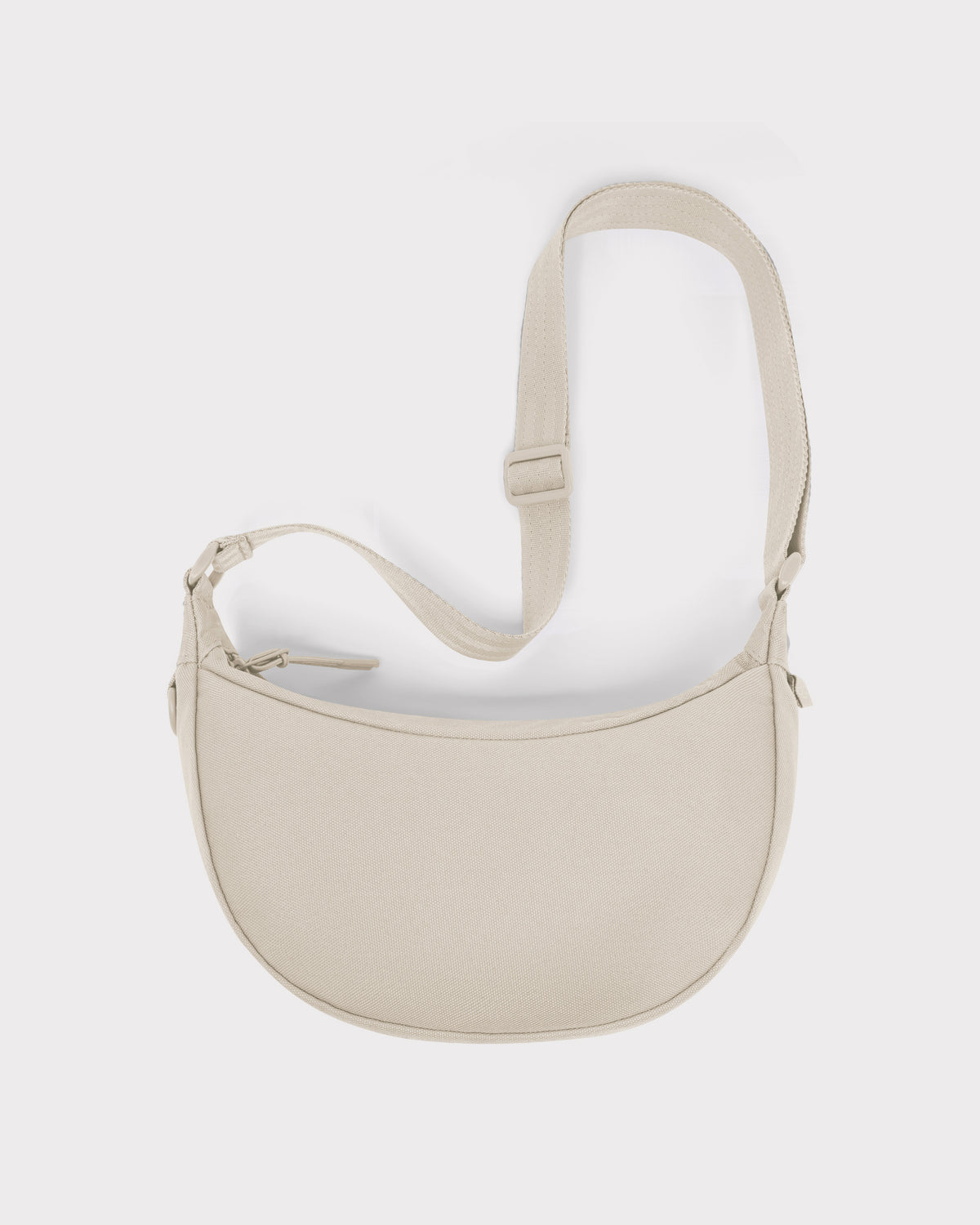 Halbmondtasche Ally Small in Sandfarbe mit verstellbarem Schultergurt