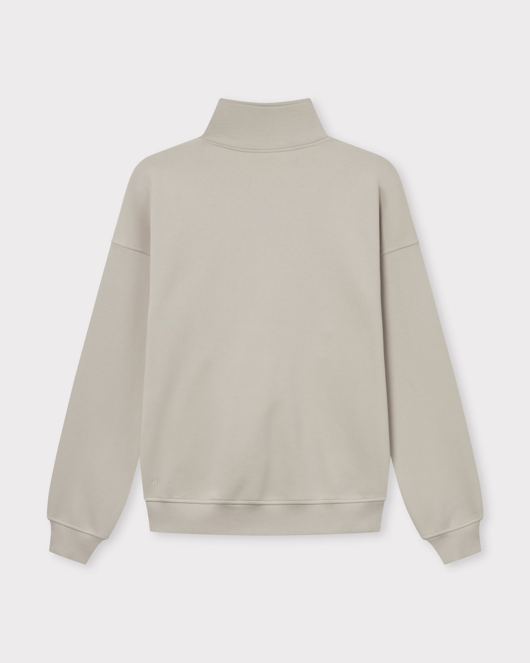 Beiger Half-Zip-Sweatshirt 'Cooper' mit Stehkragen und langen Ärmeln von Johnny Urban