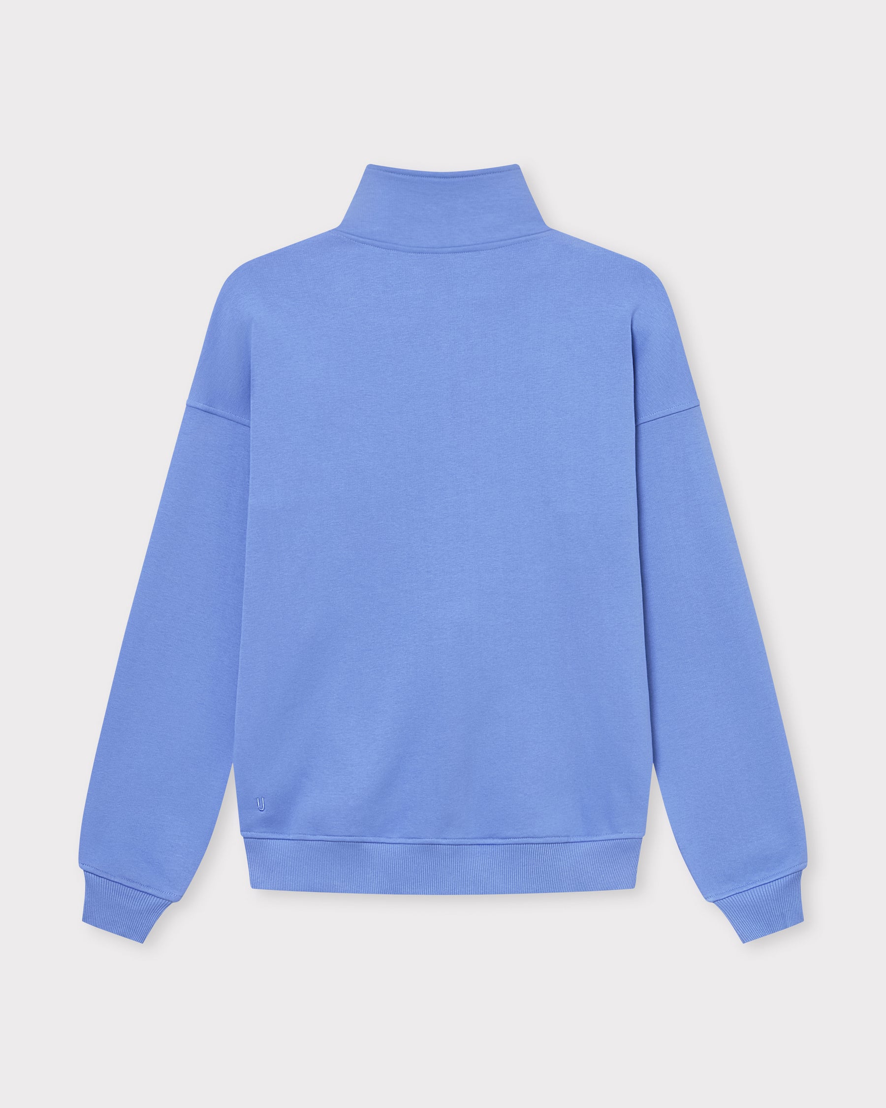 Halb-zip Sweatshirt 'Cooper' von Johnny Urban in Blau mit Stehkragen und langen Ärmeln