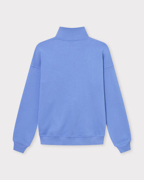 Halb-zip Sweatshirt 'Cooper' von Johnny Urban in Blau mit Stehkragen und langen Ärmeln