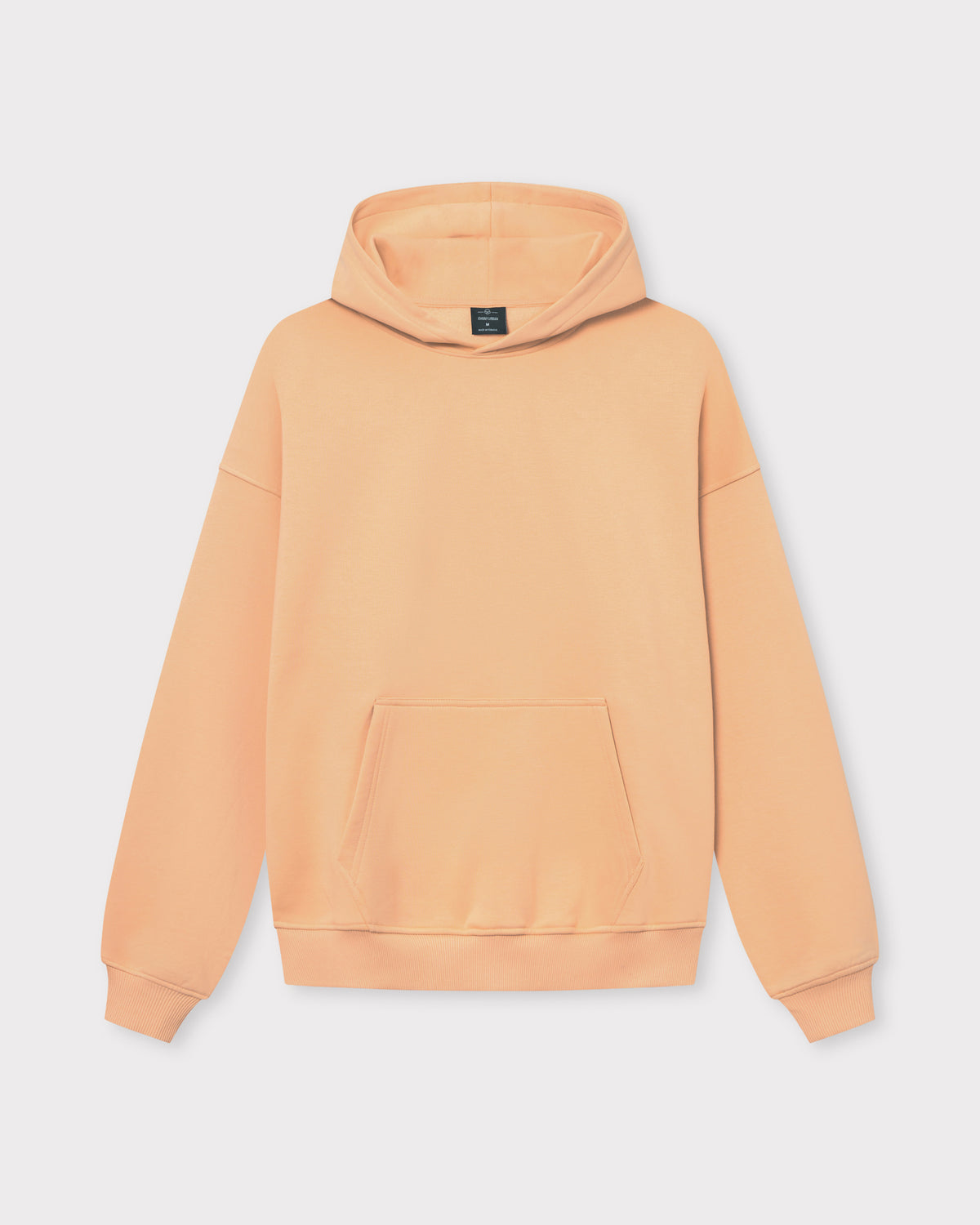 Oversized Hoodie 'Cody' in Pfirsich mit Kapuze und Kängurutasche