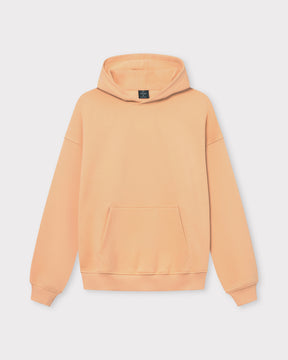 Oversized Hoodie 'Cody' in Pfirsich mit Kapuze und Kängurutasche