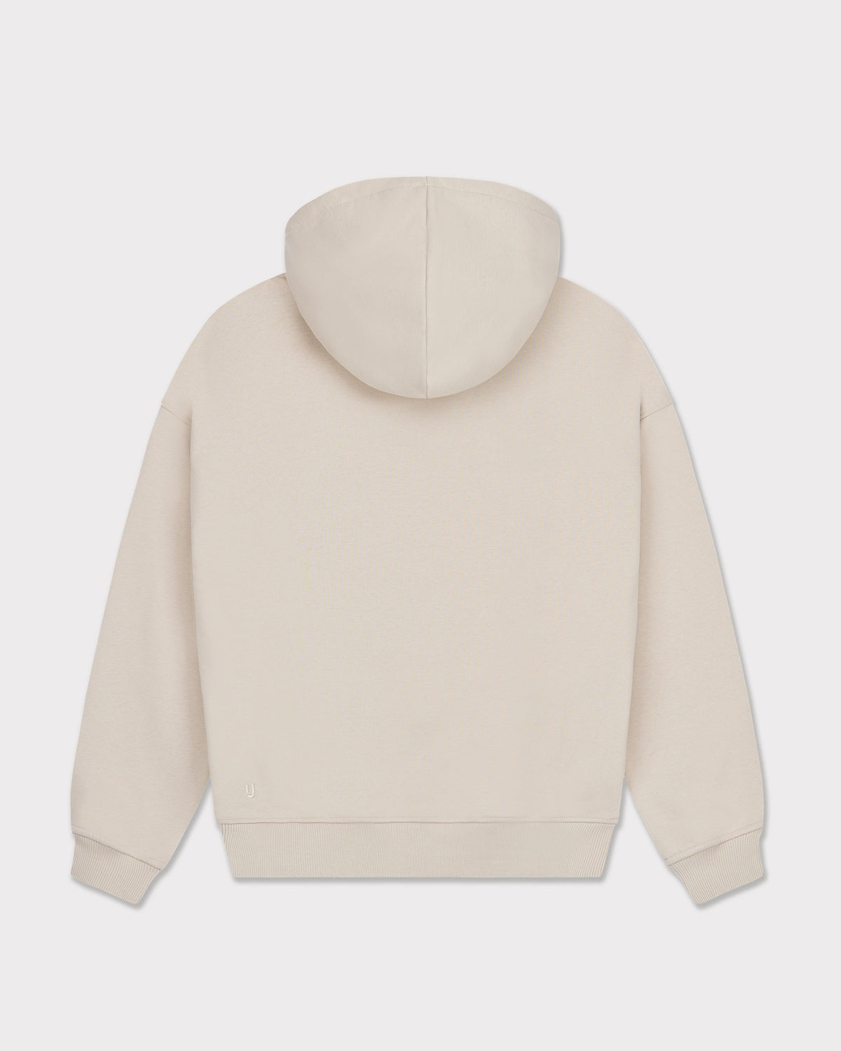 Übergroßer beige Hoodie "Cody" von Johnny Urban, Rückansicht ohne Aufdruck