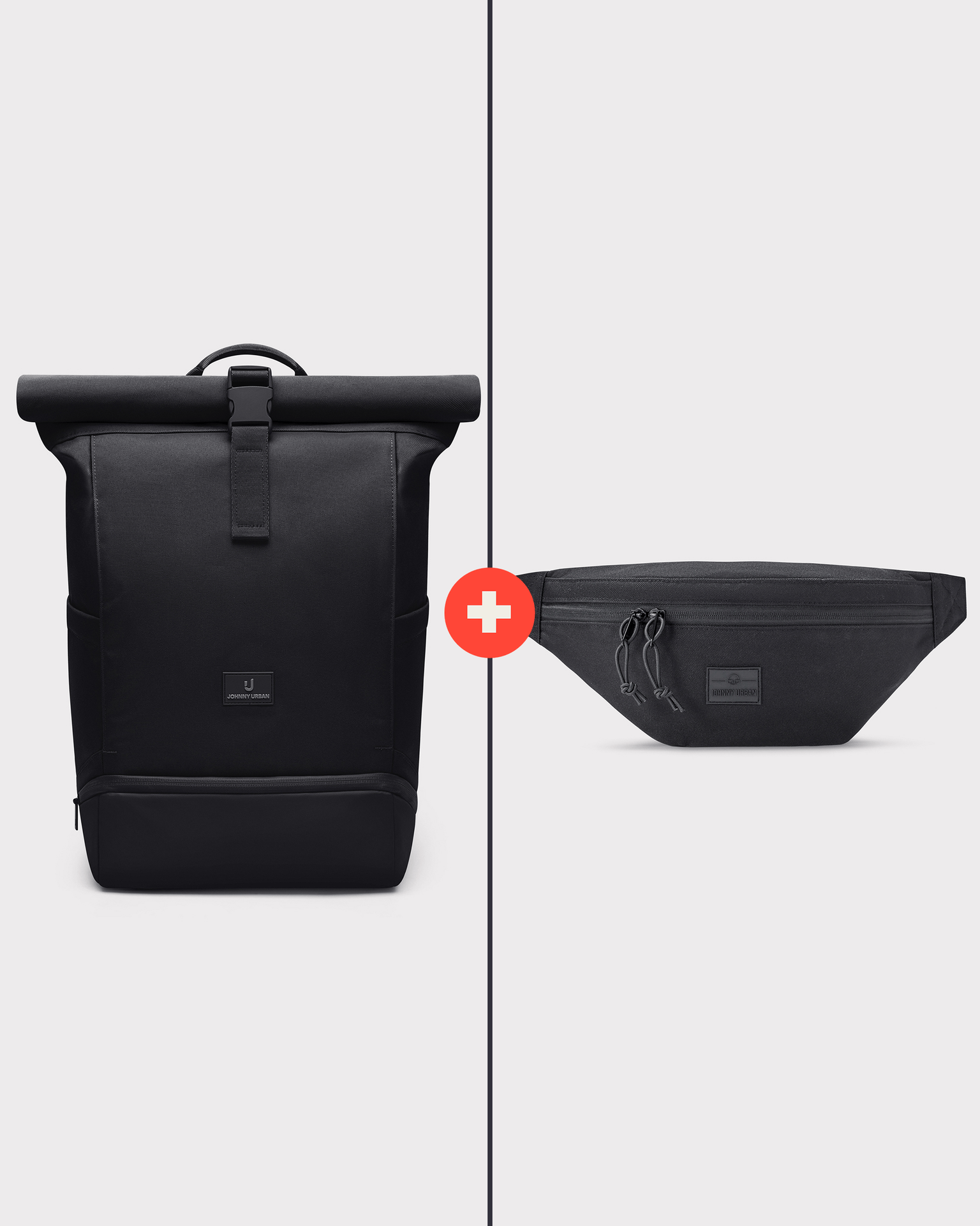 Rucksack + Bauchtasche Bundle