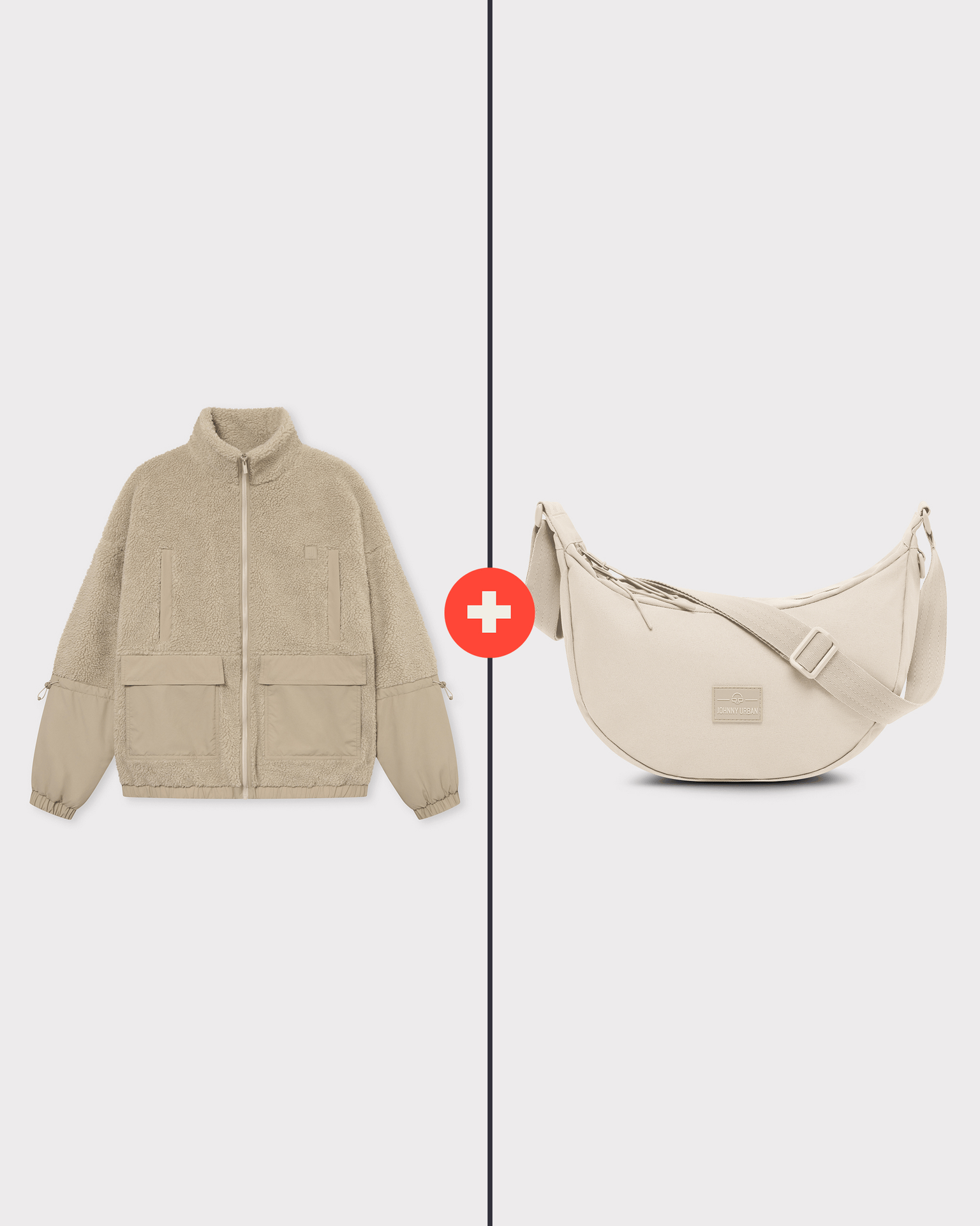 Fleecejacke + Half Moon Bag Bundle