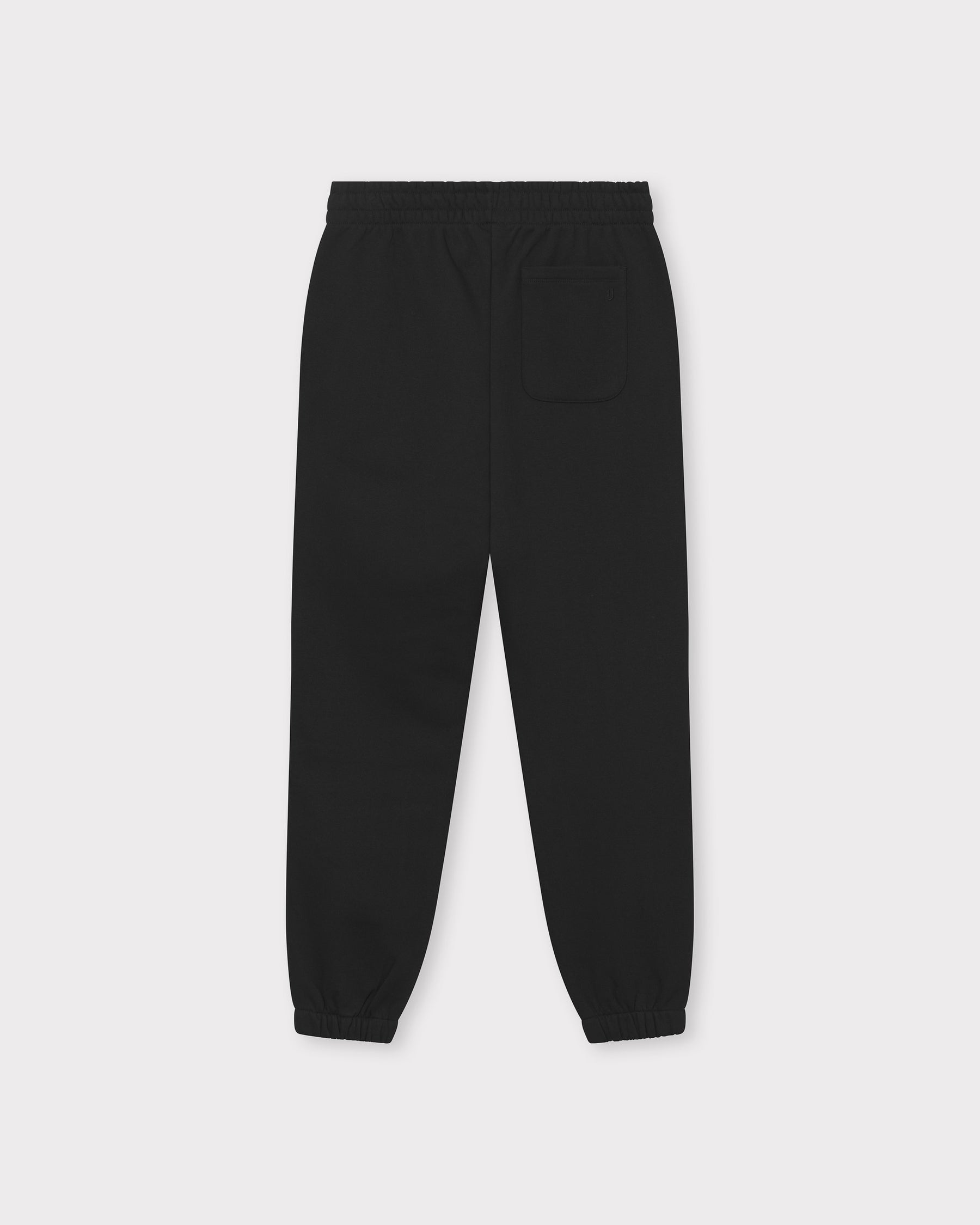 Schwarze unisex Jogginghose "Owen" von Johnny Urban mit elastischem Bund und Bündchen, eine Gesäßtasche