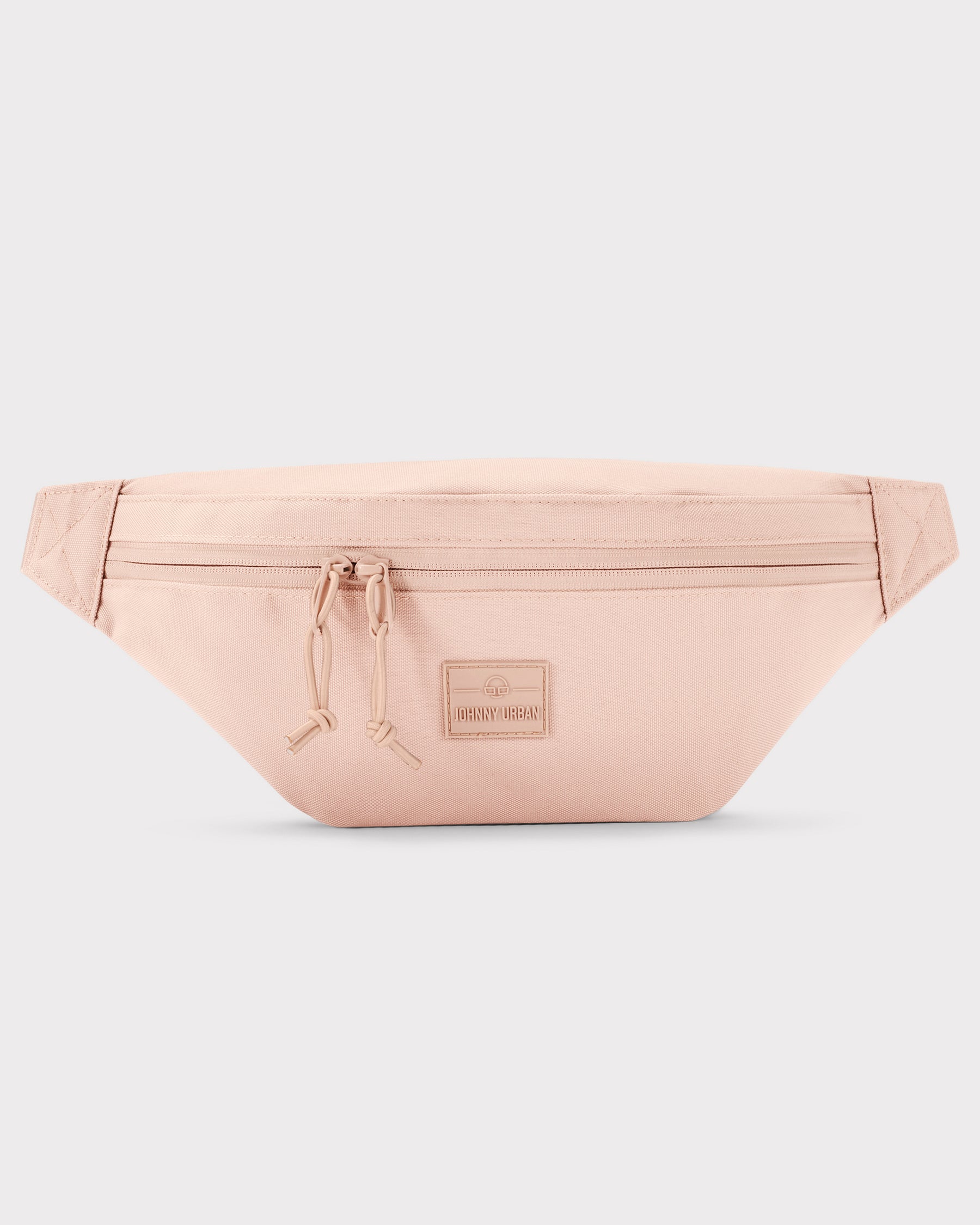 Große rosa Bauchtasche 'Erik Large' von Johnny Urban mit Reißverschluss und Logo-Patch