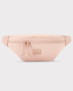 Große rosa Bauchtasche 'Erik Large' von Johnny Urban mit Reißverschluss und Logo-Patch