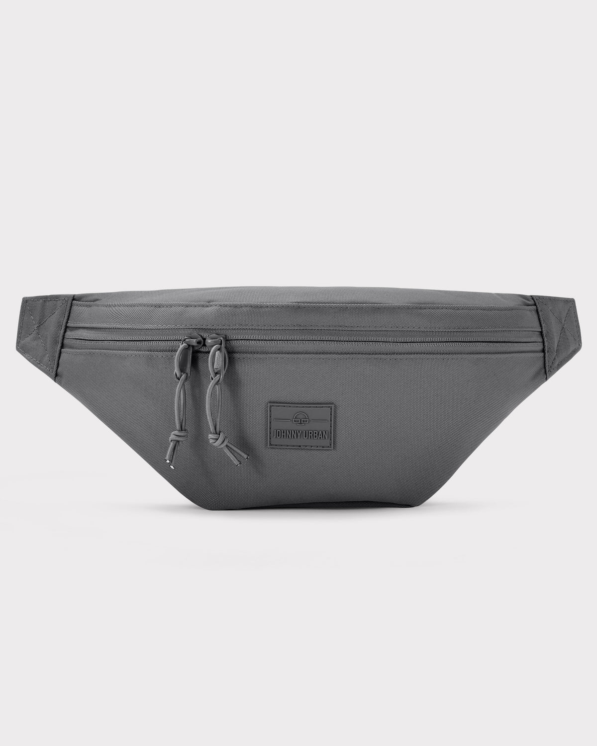 Johnny Urban Bauchtasche 'Erik Large' aus dunkelgrauem robustem Material mit Reißverschluss und Logo