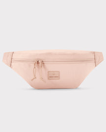 Große Bauchtasche 'Erik Large' von Johnny Urban in rosa mit Reißverschluss und Markenlogo