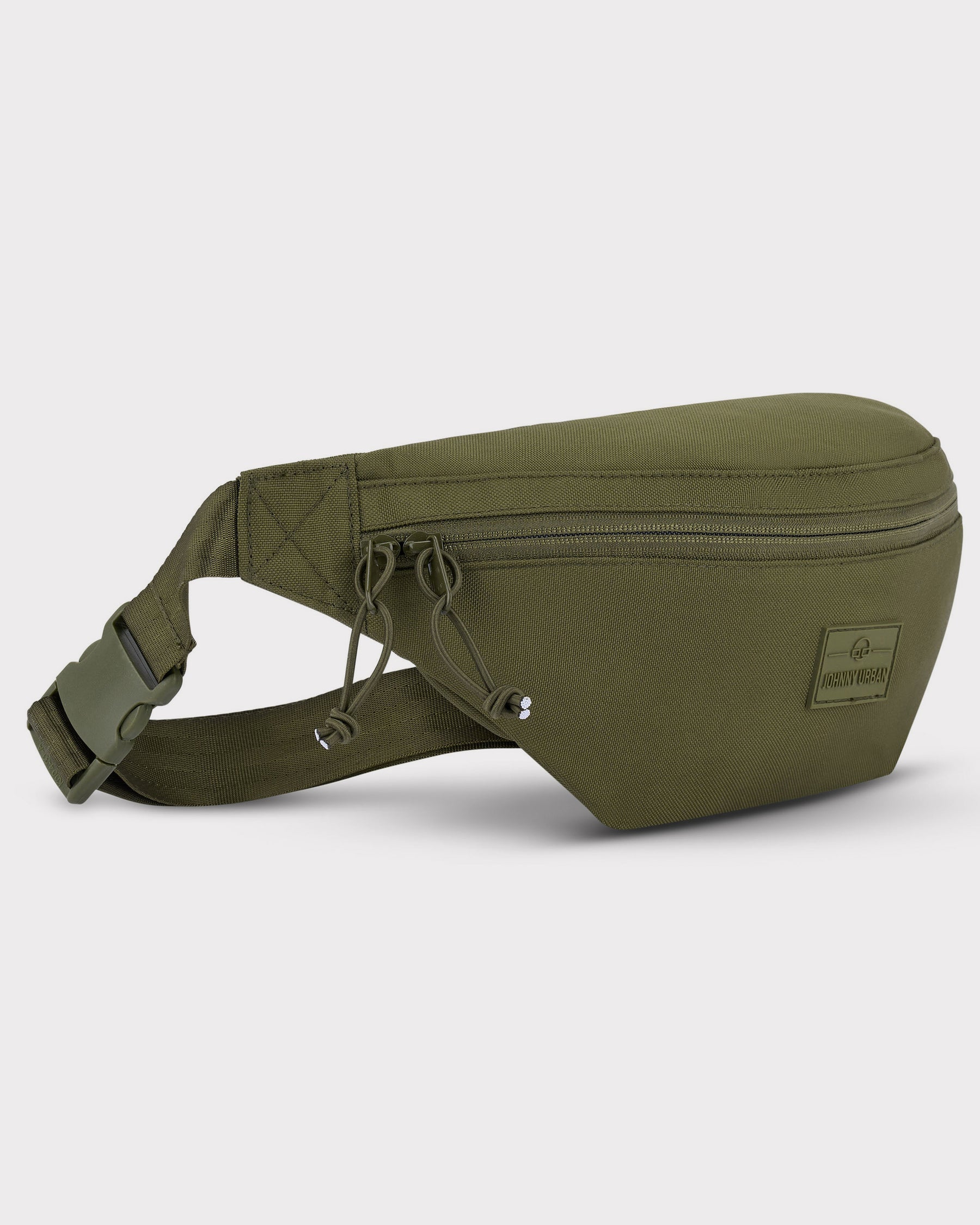 Johnny Urban Bauchtasche "Erik Large" in Olivgrün mit Reißverschluss und verstellbarem Gurt