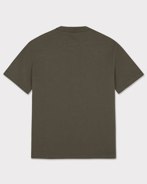 Olivegrünes, oversized T-Shirt 'Sammy' von Johnny Urban mit kurzer Arm und Rundhalsausschnitt