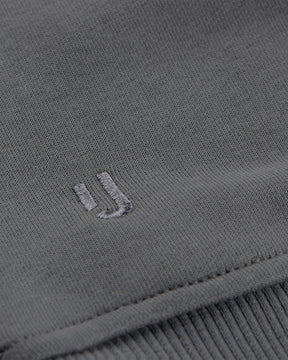 Dunkelgrauer Oversized Hoodie 'Cody' von Johnny Urban mit gesticktem Logo