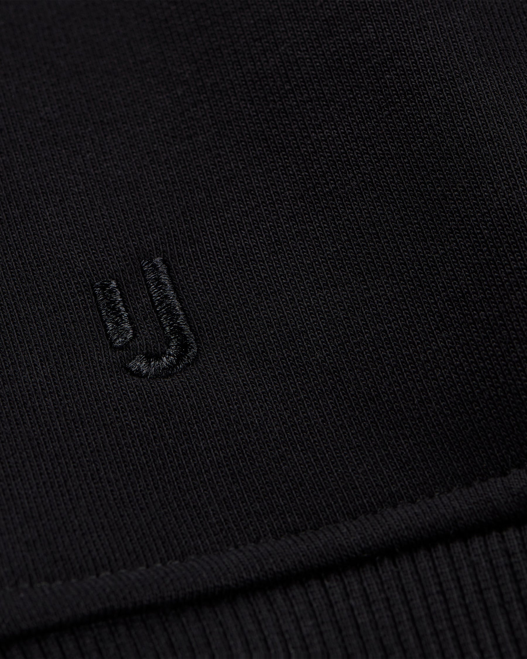 Schwarzer Oversized Crewneck 'Carter' von Johnny Urban mit gesticktem Logo