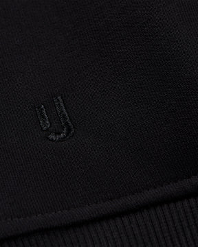 Schwarzer Oversized Crewneck 'Carter' von Johnny Urban mit gesticktem Logo
