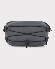 Wasserdichte Lenkertasche 'Arlo' von Johnny Urban in Grau mit elastischem Spanngurt