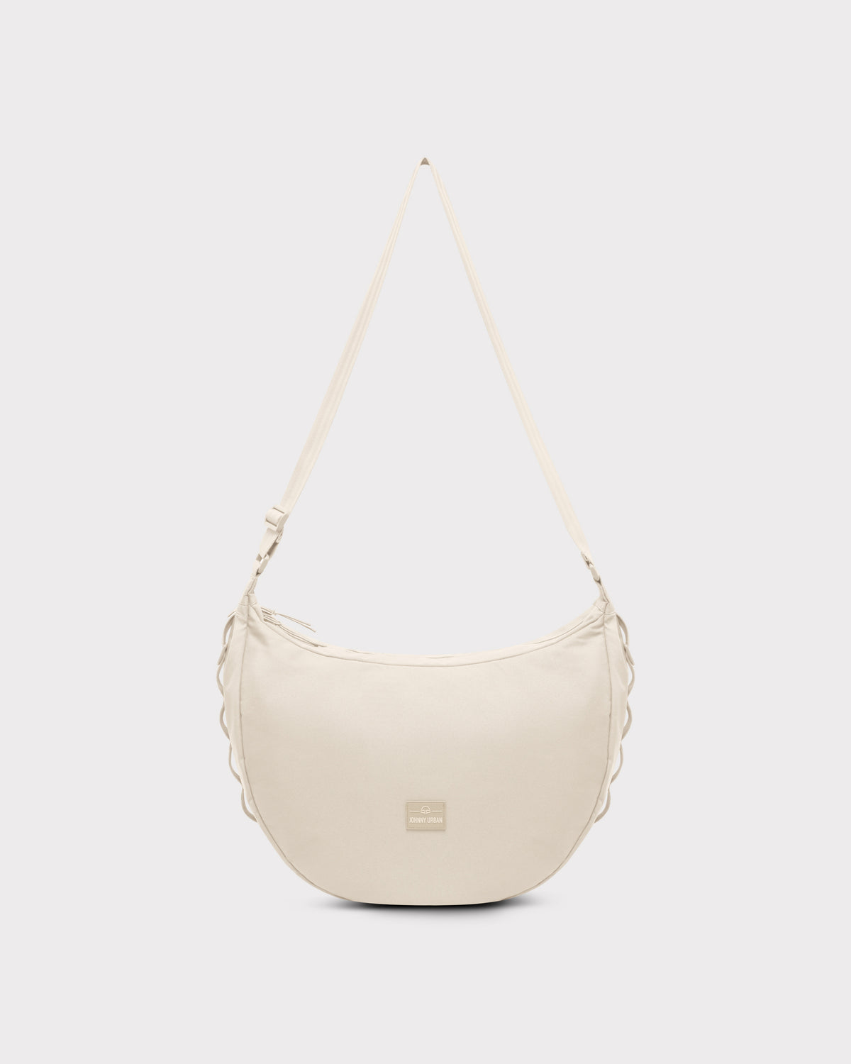 Halbmondtasche 'Ally XL' von Johnny Urban in Beige mit verstellbarem Schulterriemen