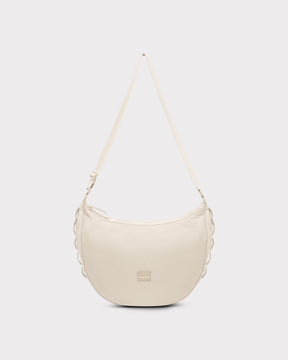 Halbmondtasche 'Ally XL' von Johnny Urban in Beige mit verstellbarem Schulterriemen