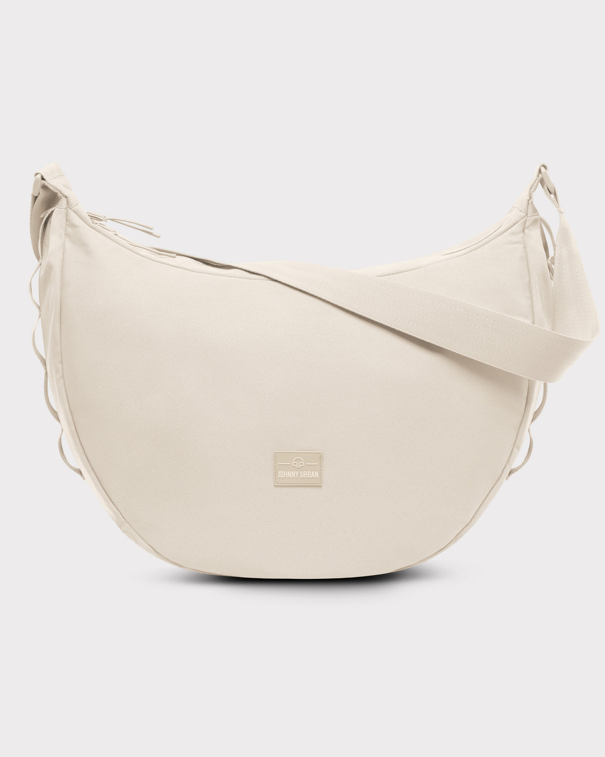 Johnny Urban Half Moon Bag 'Ally XL' in sandfarben mit verstellbarem Schultergurt