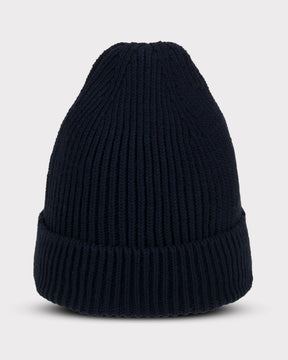Strickmütze 'Billie' von Johnny Urban, dunkelblau mit Umschlag