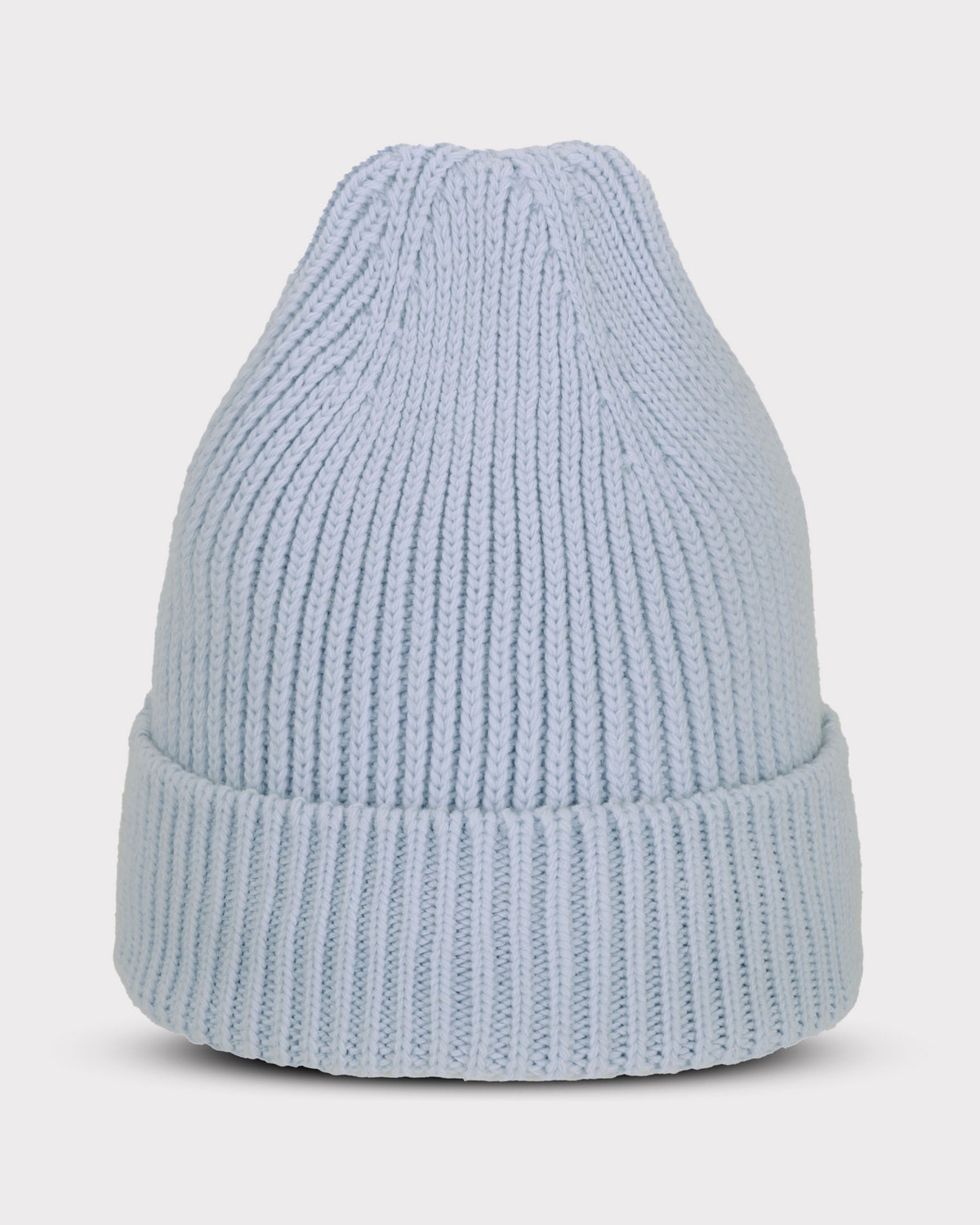 Hellblaue Strickmütze 'Billie' von Johnny Urban mit Umschlag