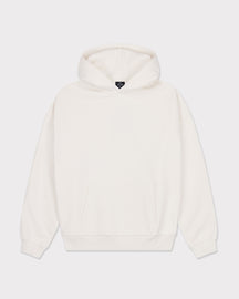 Oversized Hoodie 'Cody' von Johnny Urban in cremeweiß mit Kapuze und Kängurutasche