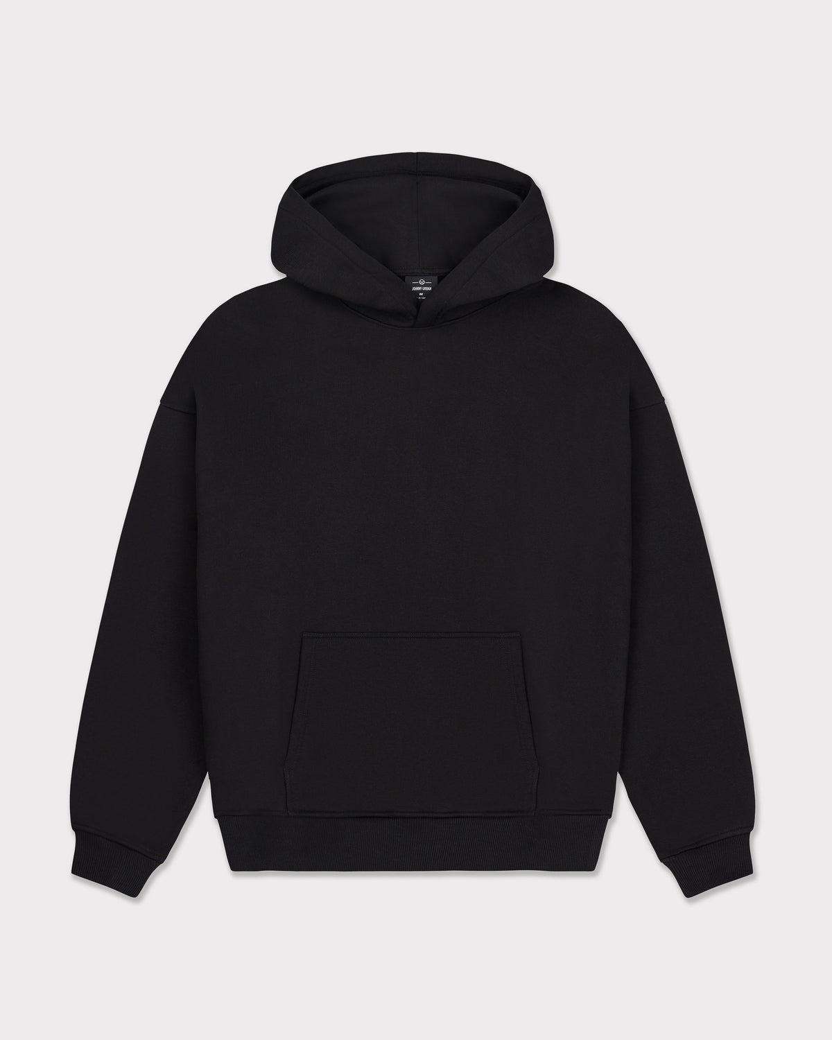 Schwarzer Oversized Hoodie 'Cody' von Johnny Urban mit Kapuze und Kängurutasche