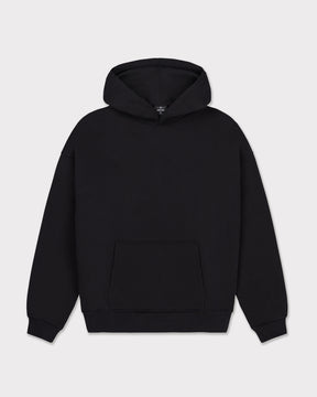 Schwarzer Oversized Hoodie 'Cody' von Johnny Urban mit Kapuze und Kängurutasche