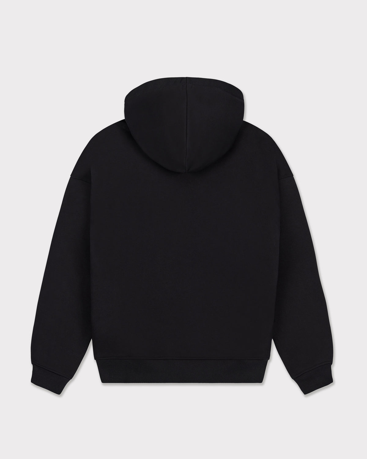 Schwarzer oversized Hoodie 'Cody' von Johnny Urban ohne sichtbaren Druck, Rückansicht