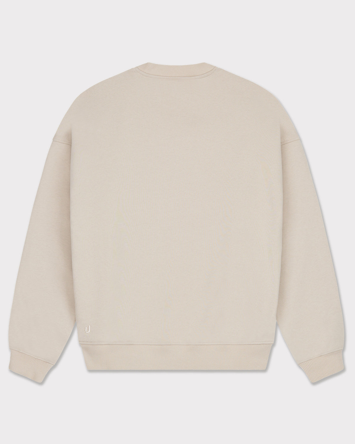 Oversize Crewneck Sweater 'Carter' von Johnny Urban in modernem Beige, Rückansicht