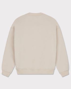 Oversize Crewneck Sweater 'Carter' von Johnny Urban in modernem Beige, Rückansicht