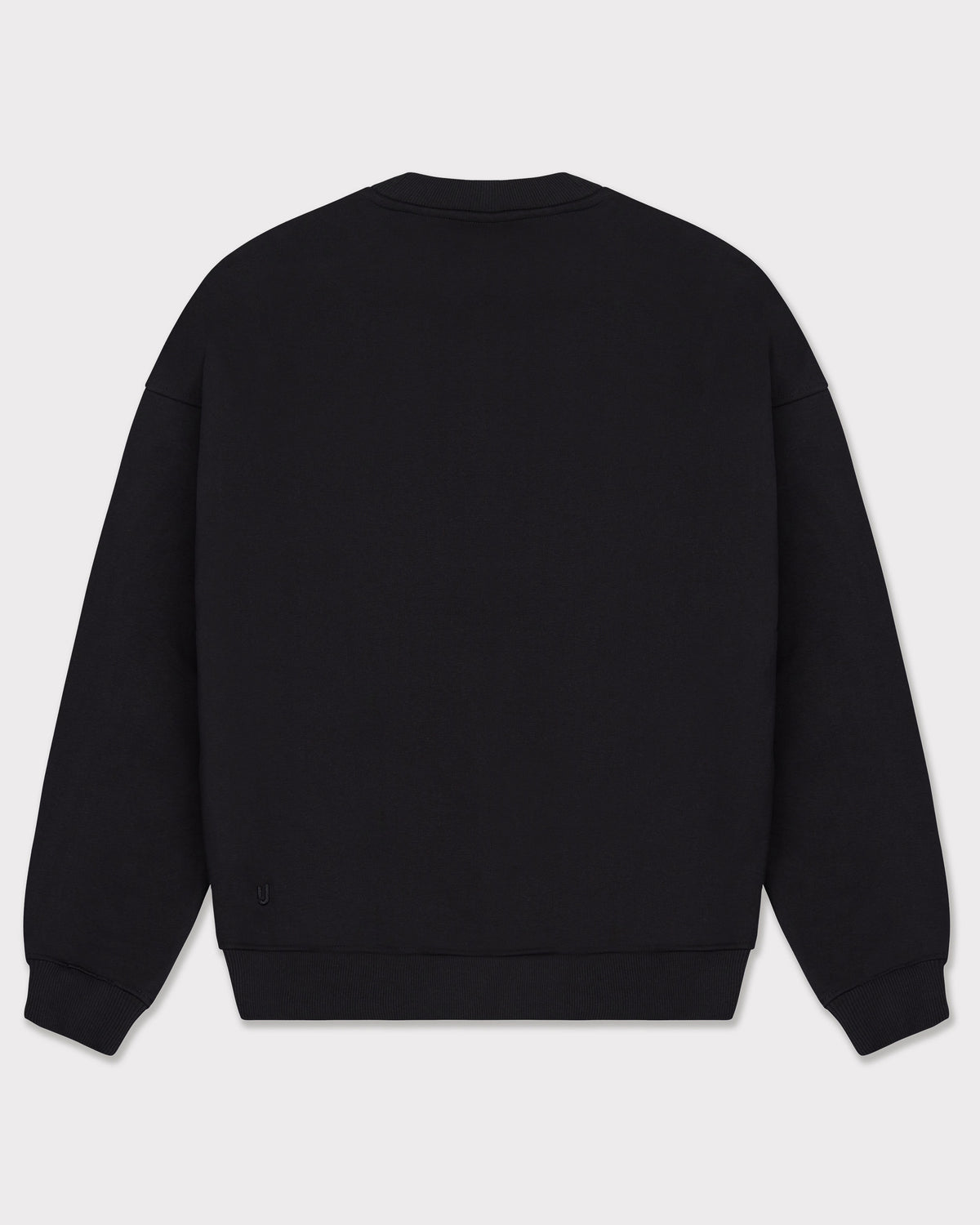 Schwarzer, oversized Pullover 'Carter' mit Rundhalsausschnitt von Johnny Urban