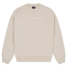 Beiges oversized Sweatshirt von Johnny Urban mit kleinem, weißem 'Johnny Urban' Print auf der Brust