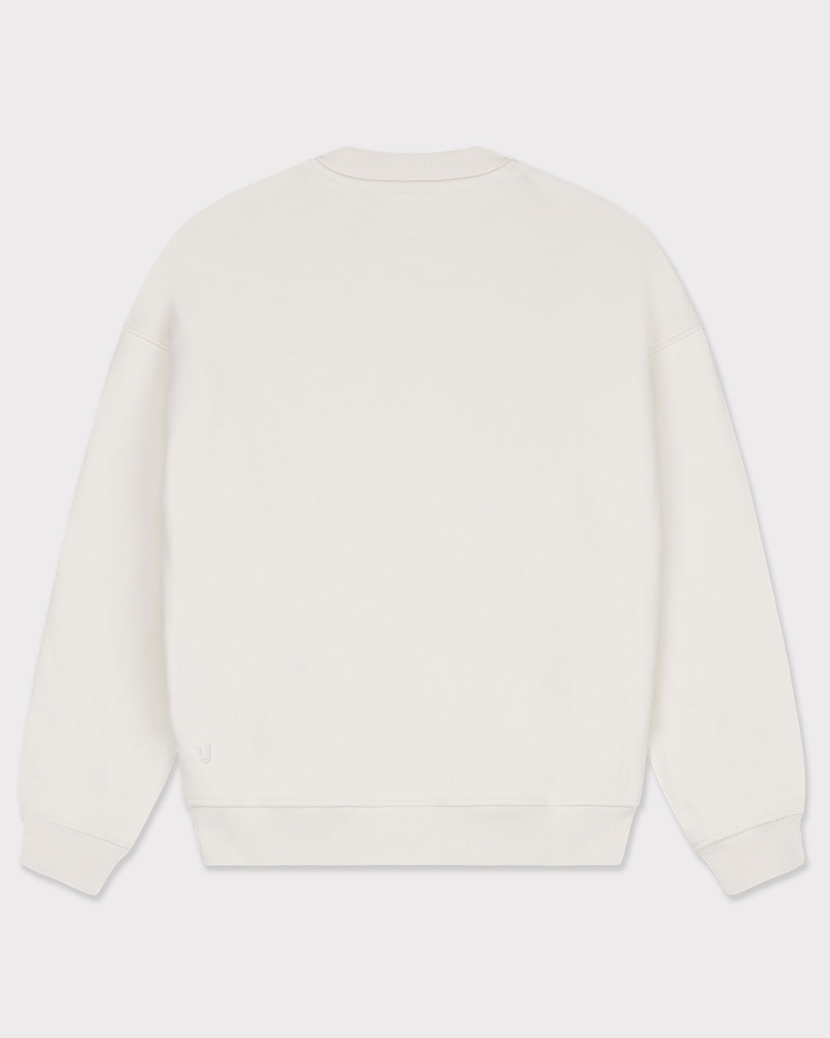 Oversized Crewneck 'Carter' von Johnny Urban in cremeweiß, Rückansicht, lange Ärmel, schlichter Schnitt