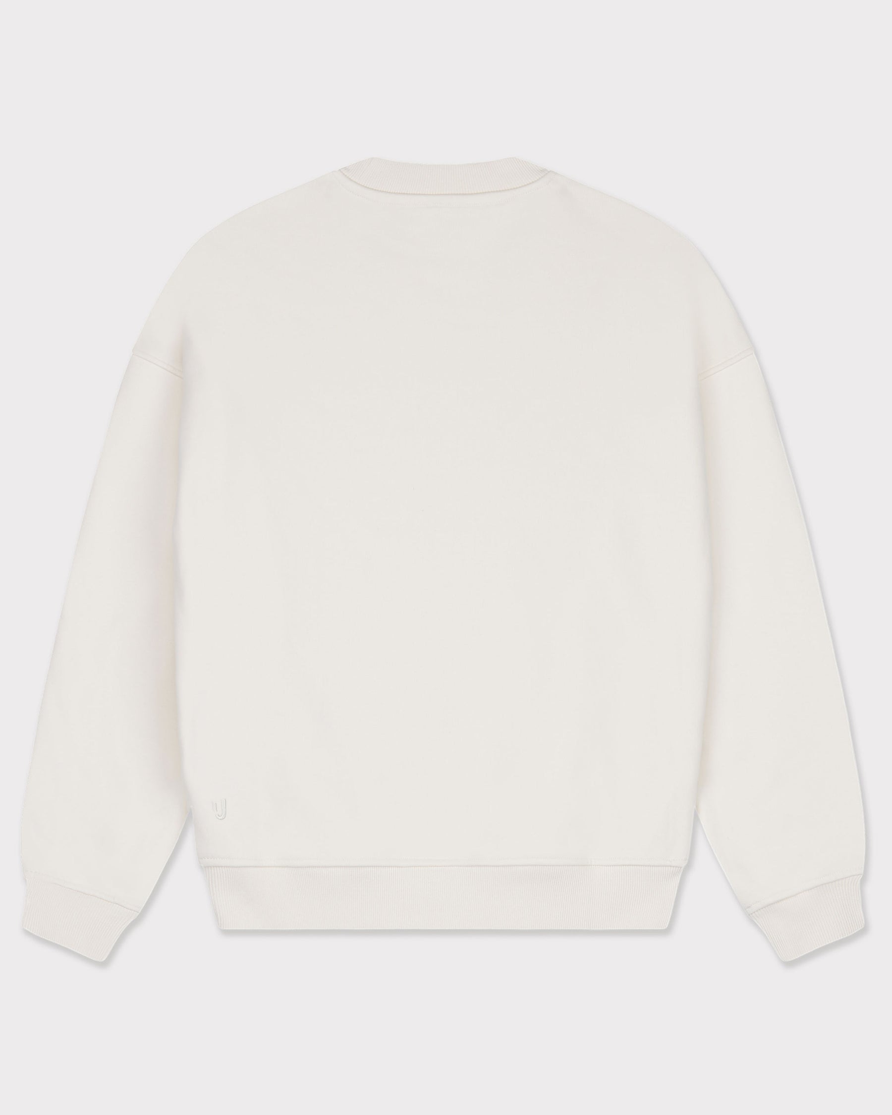Oversized Crewneck 'Carter' von Johnny Urban in cremeweiß, Rückansicht, lange Ärmel, schlichter Schnitt