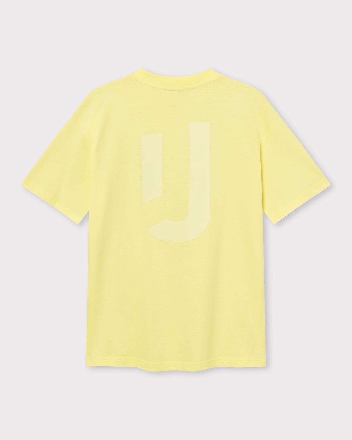 Oversize T-Shirt Sammy JU in gelb mit großem, hellem JU-Logo hinten