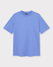 Oversize-T-Shirt Sammy JU in fliederblau, kurzärmlig, rundhalsausschnitt