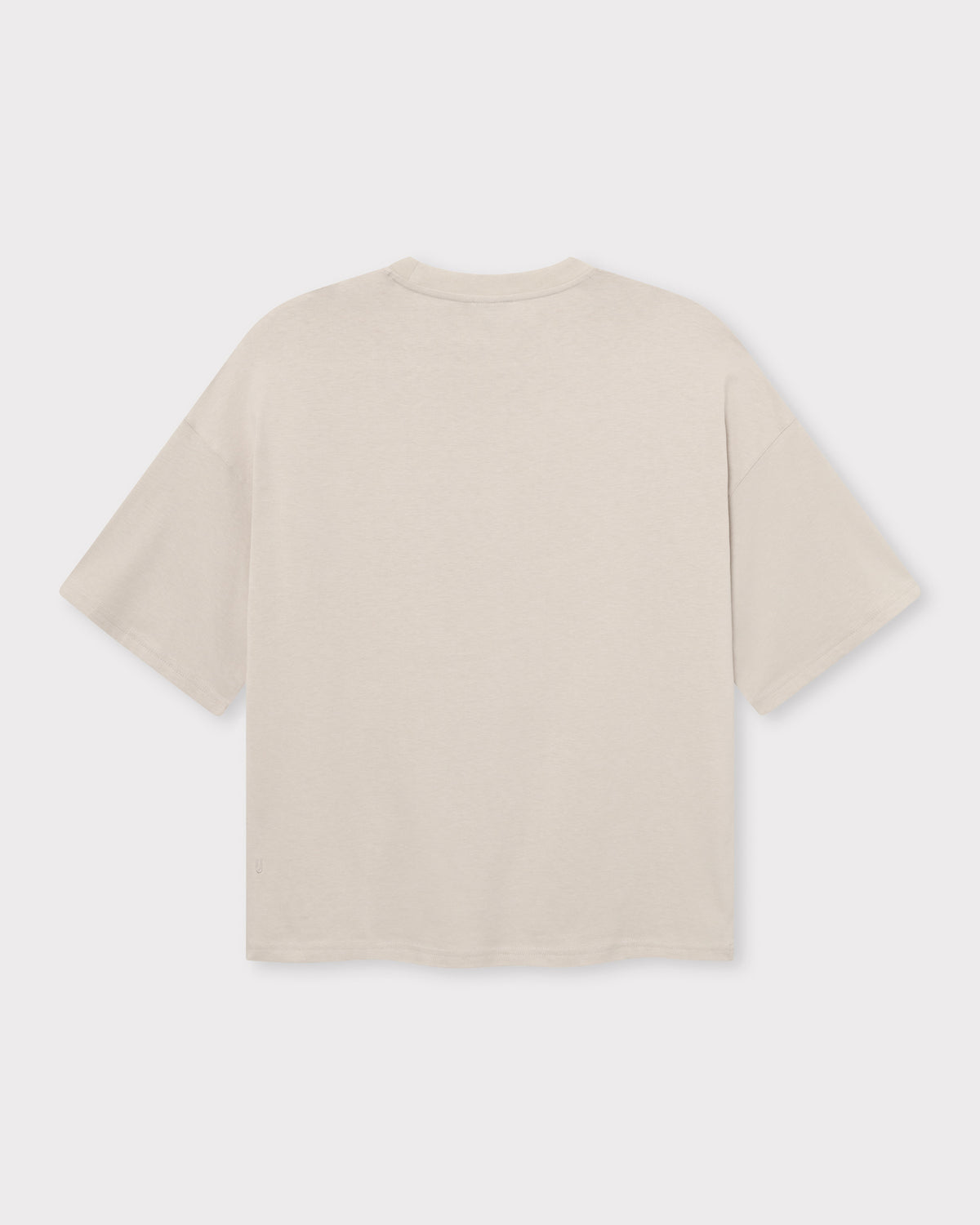 Oversize T-Shirt 'Vic' in Sand, kurzärmlig, locker geschnitten