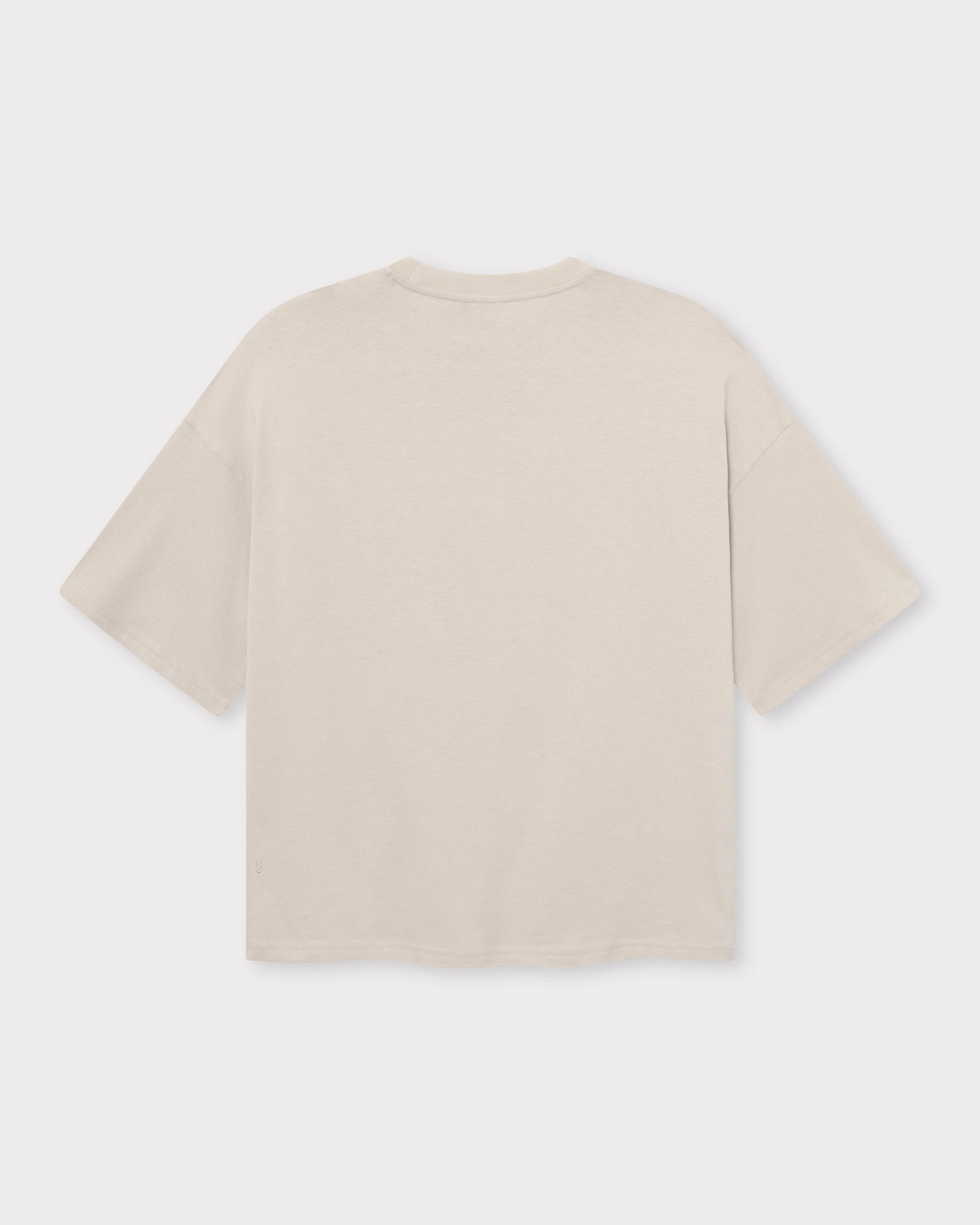 Oversize T-Shirt 'Vic' in Sand, kurzärmlig, locker geschnitten