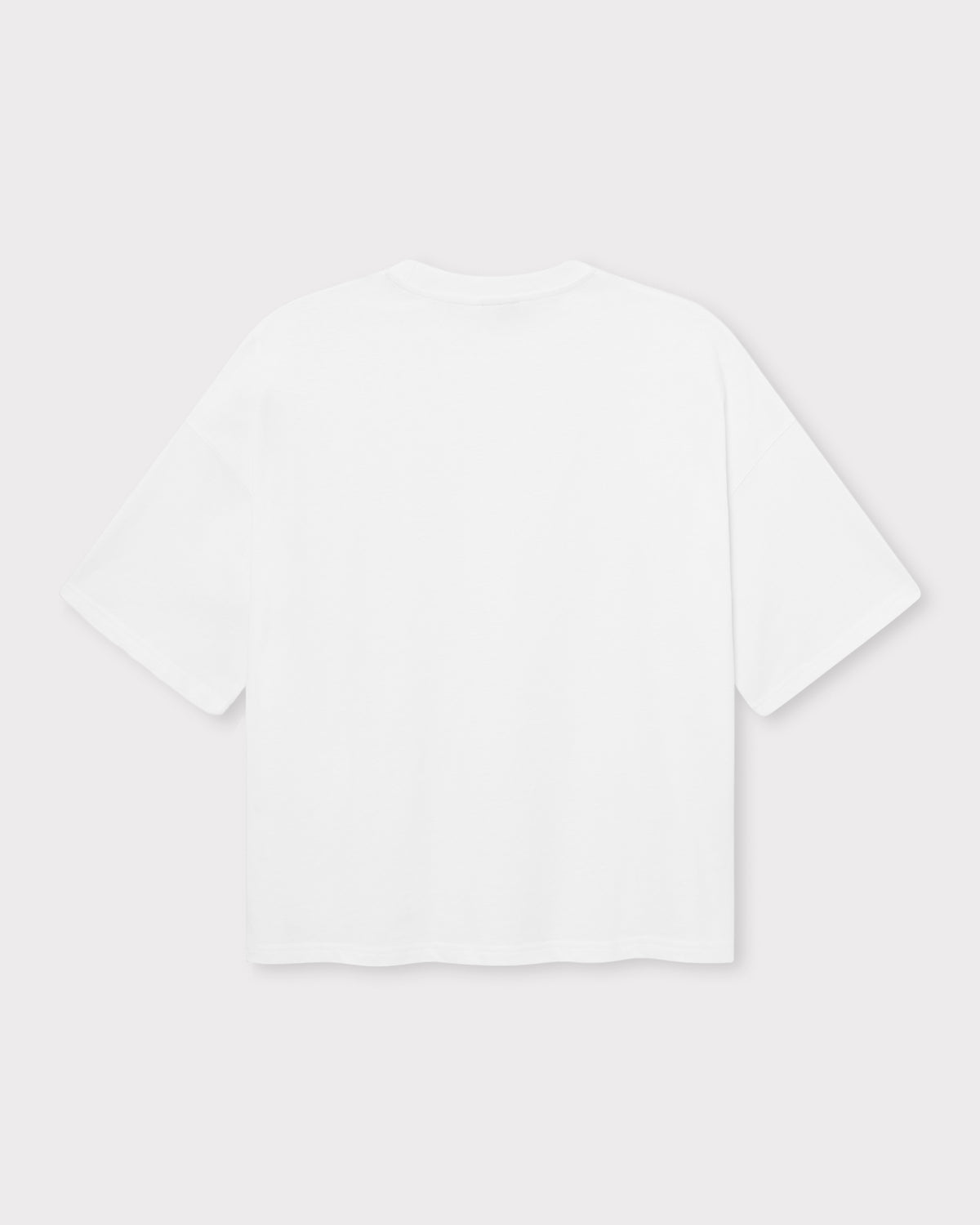 Oversize T-Shirt 'Vic' in Sandfarben, schlichtes Design, kurzärmelig, lockere Passform