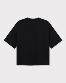 Schwarzes Oversize T-Shirt 'Vic' von Johnny Urban mit kurzem Rundhalsausschnitt