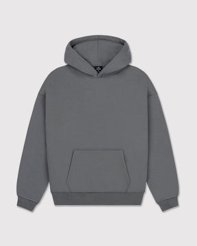 Dunkelgrauer Oversized Hoodie 'Cody' von Johnny Urban mit Kängurutasche und Kapuze