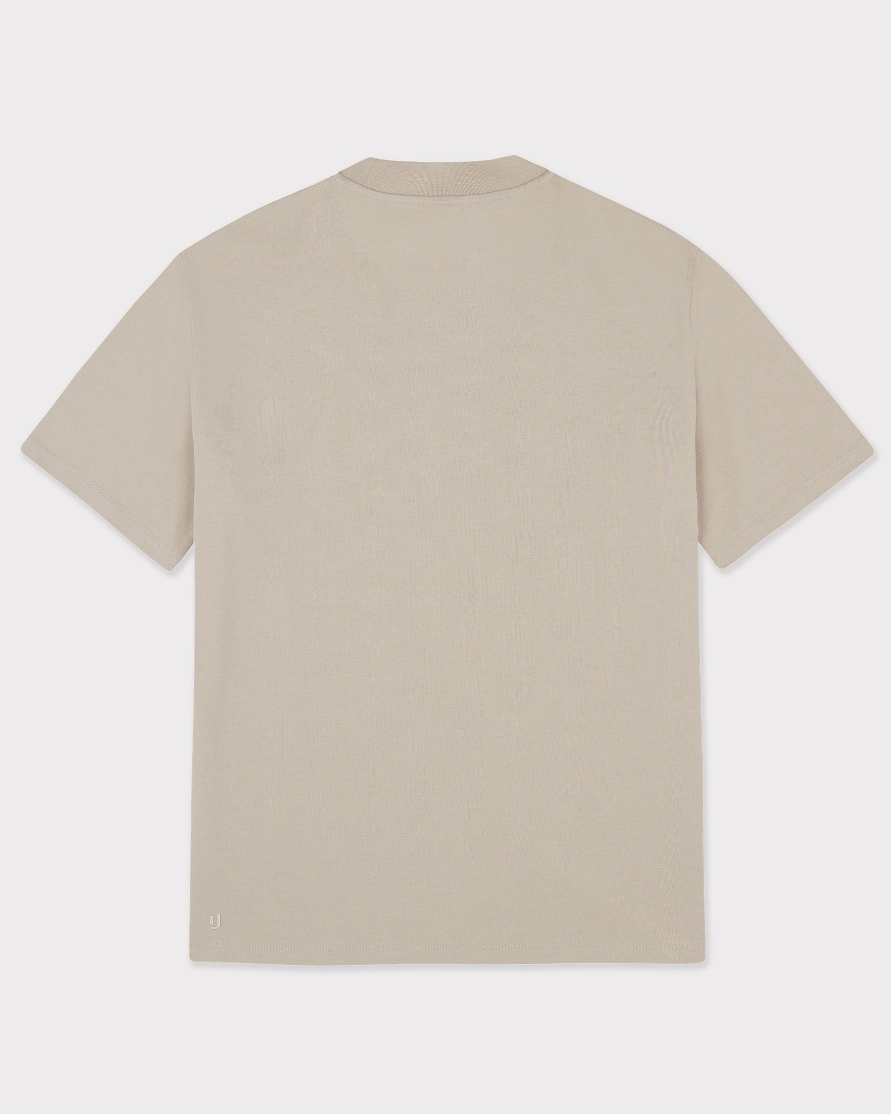 Beige oversized T-Shirt 'Sammy' von Johnny Urban, Rückansicht, schlichtes Design aus Baumwolle